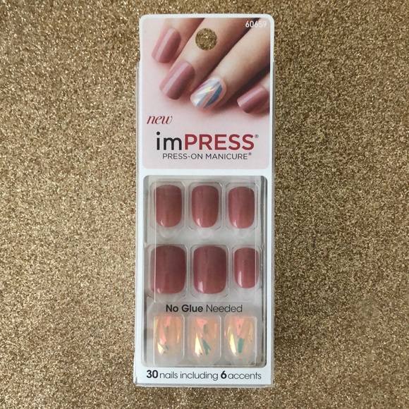 imPRESS Other - 🌻 3/$15 Mauve Shattered Glass Impress Nails